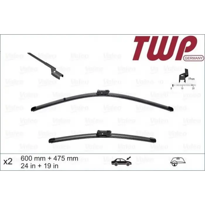 3C1998002 Silecek Süpürgesi Set - Passat 2006-2015