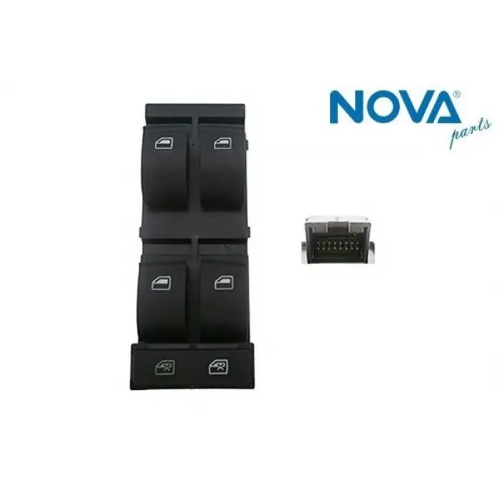 4B0959851B Cam Açma Anahtarı 4lü - Audı A3 1997-2003 - A6 1998-2005 - A6 Allroad 2000-2005 - A6 Quattro 1998-2005 - Rs6 2003-2005