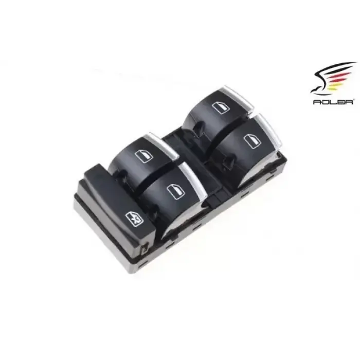 4F0959851H Cam Açma Anahtarı 4lü Krom - Audı A3 2009-2013 - Q7 2010-2015 - Rs3 2011-2013