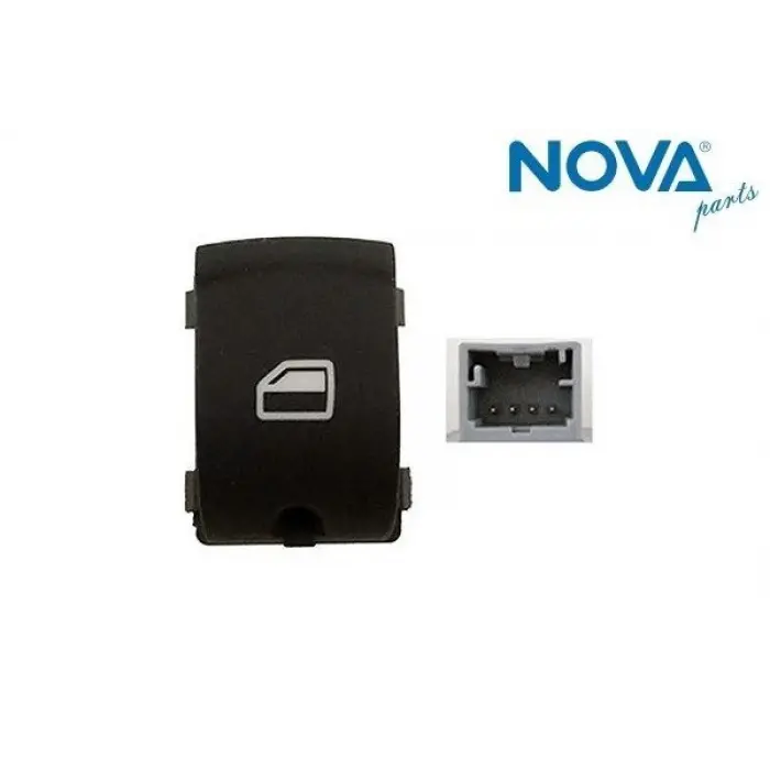 4F0959855A Cam Açma Anahtarı Tekli - Audı A3-A6-Q7-Rs6