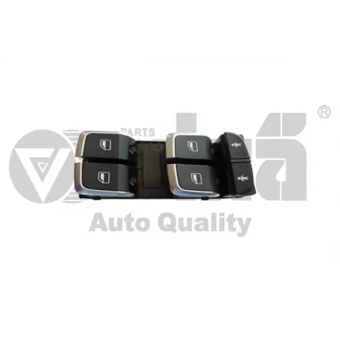 4G0959851 Cam Açma Anahtarı 4lü Krom - Audı A6 20011-2018 - A6 Allroad 2013-2018 - A6 Quattro 2011-2018 - A7 2011-2018 - Q3-2012-2018