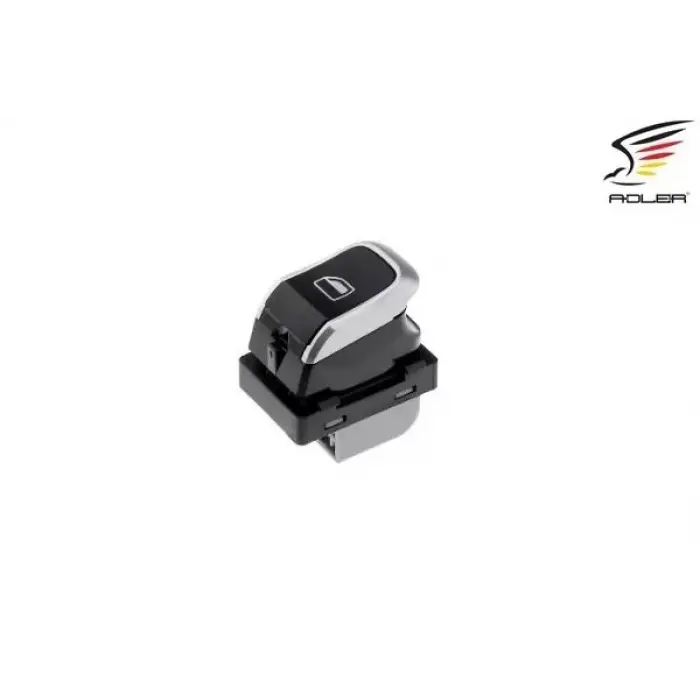 4H0959855A Cam Açma Anahtarı Tekli Krom - Audı A6-A7-A8-A4 2013-2015 - A5 2012-2016 - Q5 2013-2017 - Rs4-Rs5