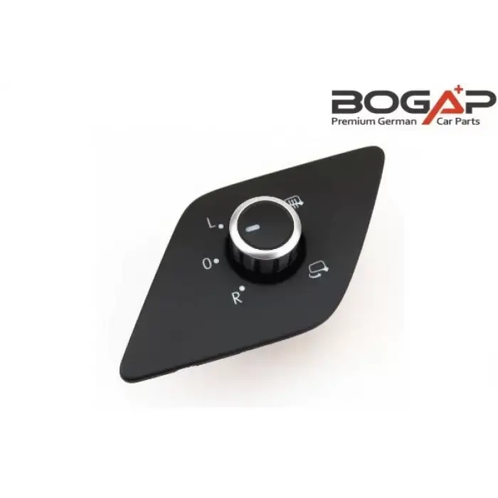 5C7959565N Ayna Kumanda Anahtarı Katlanır Krom - Jetta 2015-2018