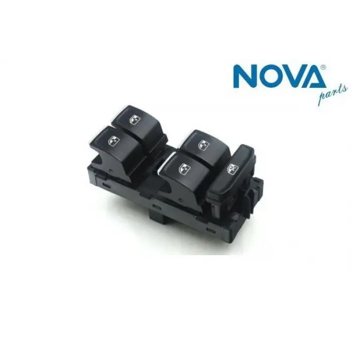 5E0959857A Cam Açma Anahtarı 4lü Krom - Octavıa 2013-> - Fabıa 2015->