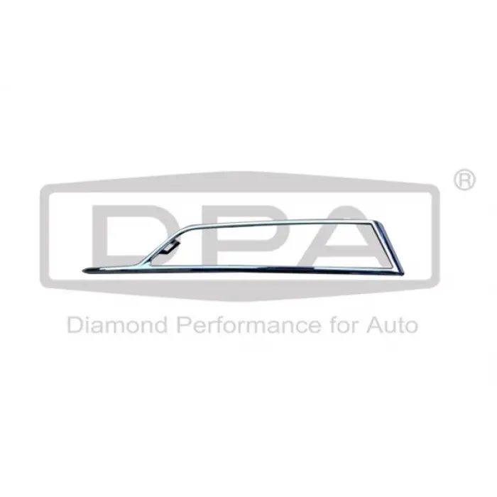 5E3853767 Tampon Izgara Çıtası SOL Krom - Octavıa 2020->