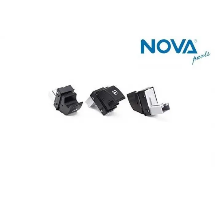 5J0959855 Cam Açma Anahtarı Tekli - Fabıa-Ro-Superb 2007-2015