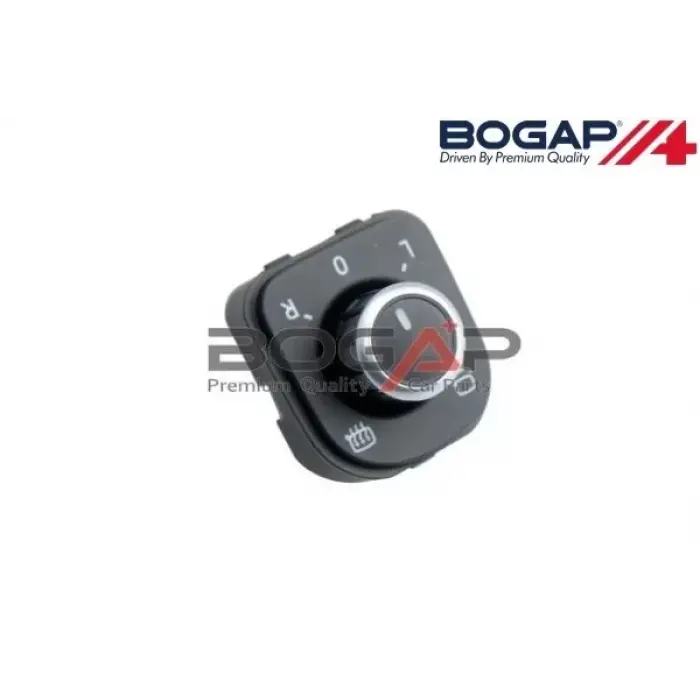 5K0959565 Ayna Kumanda Anahtarı Katlanır Krom - Altea-Eos-Golf-Passat-Passat Cc-Sharan-Tıguan