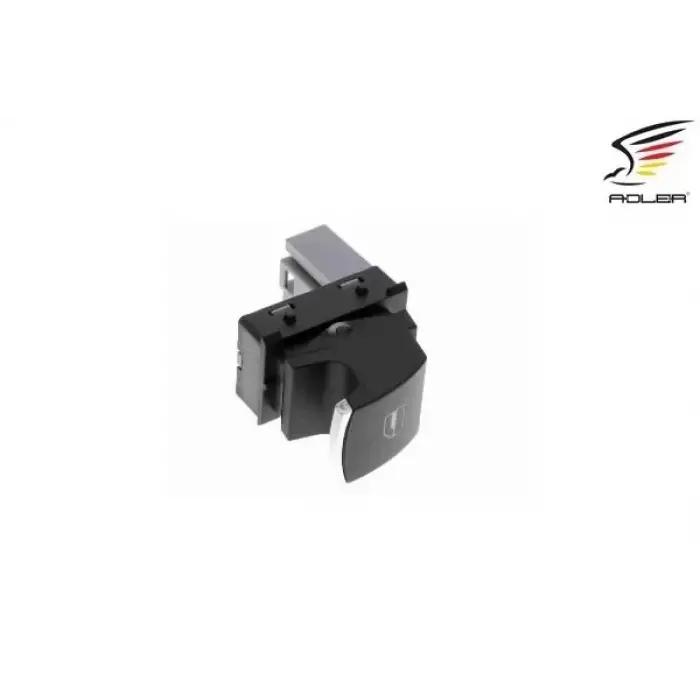 5K0959855 Cam Açma Anahtarı Tekli Krom - Golf-Jetta-Passat-Passat Cc-Polo-Caddy-Tıguan