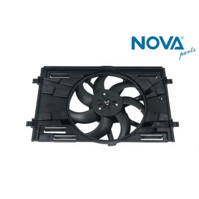 5Q0121203CC Fan Motoru & Çerçevesi Set Brose Typ - Golf-Passat-Touaran-Superb-Leon-A3-1.4 Lt.-Czca-Czea-Czda