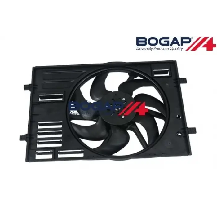 5Q0121203DE Fan Motoru & Çerçevesi Set Brose Typ - Golf-Passat-Touaran-Superb-Leon-A3-1.4 Lt.-Cxsa-Chpa-Czda-Czca-Cpta