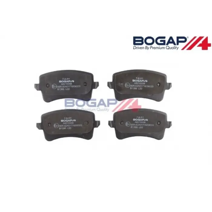 8K0698451G Fren Balatası - Audi