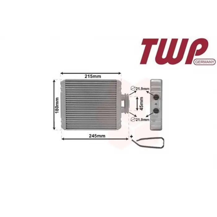 6C0819031 Kalorifer Radyatörü - Polo-Fabıa-Rapıd-Ibıza-Toledo-A1 2015->