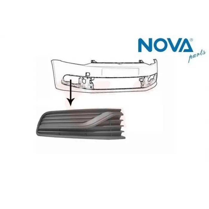 6C0853666 Tampon Izgarası SAĞ - Polo Hb 2015-2018