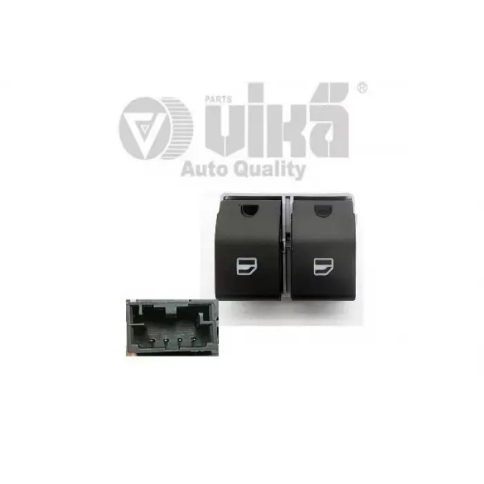 6Q0959858 Cam Açma Anahtarı Ön Camlar 2li - Polo Hb 2002-2009 - Ibıza 2002-2009 - Cordoba 2003-2009