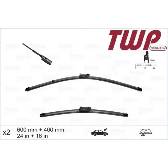 6V1998001 Silecek Süpürgesi SAĞ & SOL SET - Fabıa-Roomster 2007-2015