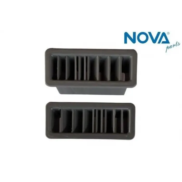 701819071072 Torpido Havalandırma Izgarası Cam Önü SOL & SAĞ Takım-Transporter T4 1991-2003