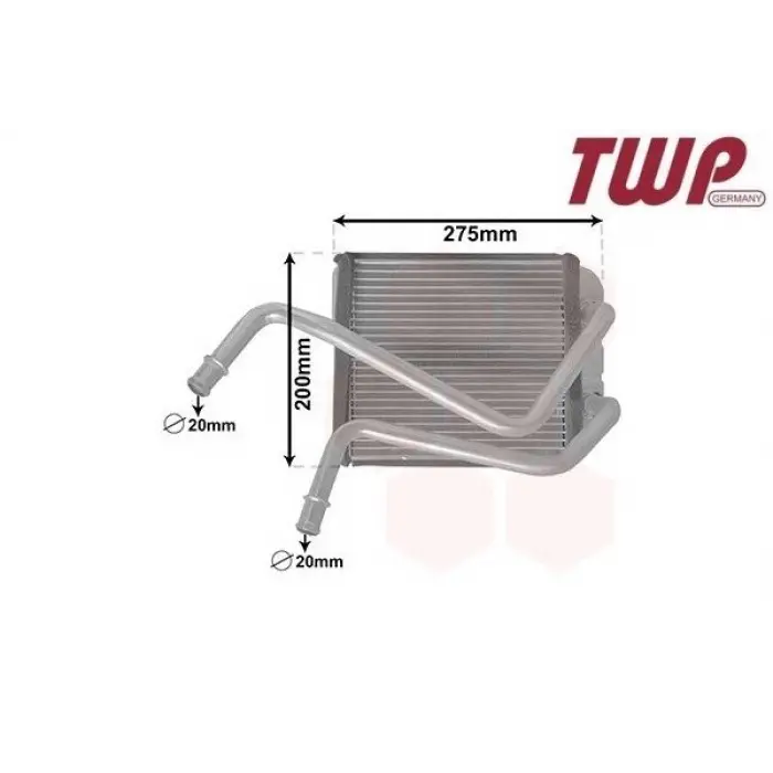 7H1819031 Kalorifer Radyatörü - Transporter T5-T6