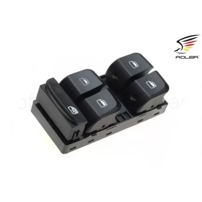 8K0959851D Cam Açma Anahtarı 4lü - Audı A4 2008-> - A5 2008-2011 - Q5 2009->