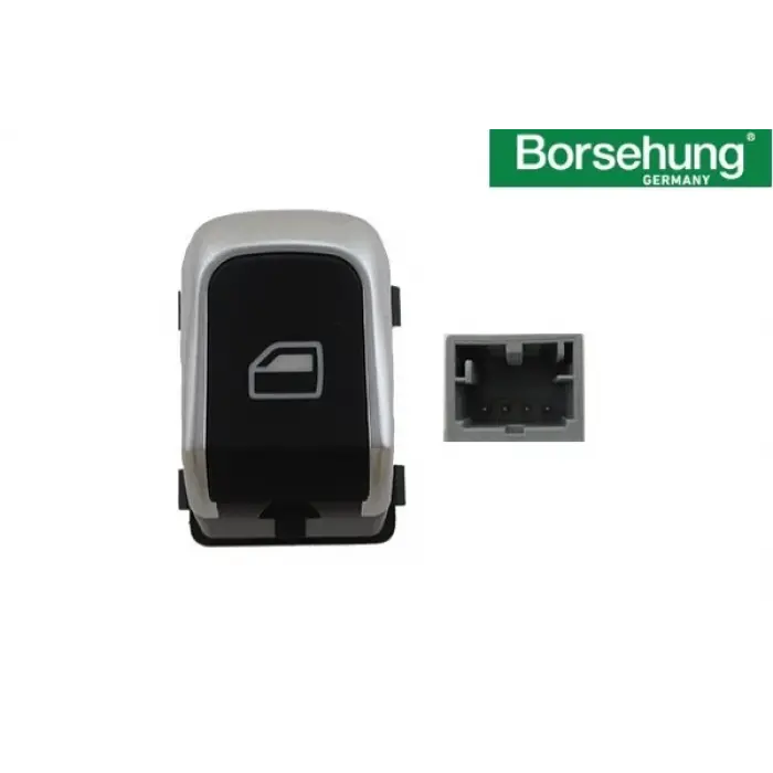 8K0959855B Cam Açma Anahtarı Tekli Krom - Audı A6-A7-A8-A4 2013-2015 - A5 2012-2016 - Q5 2013-2017 - Rs4-Rs5