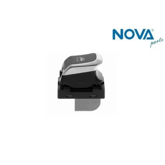 8K0959855B Cam Açma Anahtarı Tekli Krom - Audı A6-A7-A8-A4 2013-2015 - A5 2012-2016 - Q5 2013-2017 - Rs4-Rs5