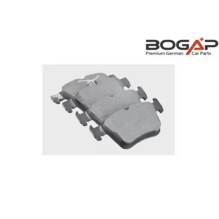 8V0698451 Fren Balatası Arka E-Mark - Golf-Passat-Tıguan-Leon-Octavıa-Koroq-Superb-A3-Q2-Q3