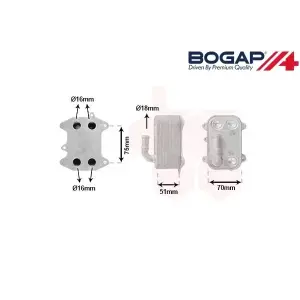 03L117021D Yağ Soğutucu - Audı A6 2011-2018-2.0-Tdı-Cglc-Cgld-Cgle-Cmgb