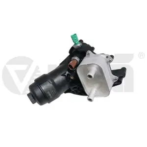 03N115389J Yağ Filtre Kütüğü & Yağ Soğutucu Çift Çıkış Müşürlü Yeşil-Kahve - Audı A6-2.0-Tdı-Cnha-15-18-D->>02-02-2015