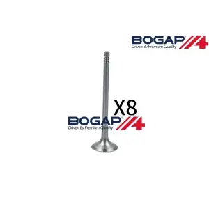 06D109611HKIT Subap Egzoz 8 Adet - Golf-Jetta-Passat-A4-1.8 Lt.-2.0-Tfsı-Bzb-Cdaa-B-Bly-Blr-Blx