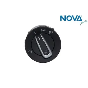 3C8941431B Far Anahtarı Düz Krom- Golf 6-Golf 5-Jetta-Passat