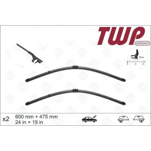 3G1998001 Silecek Süpürgesi SOL & SAĞ Set - Passat 2015->