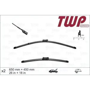 3V1998001 Silecek Süpürgesi SAĞ & SOL Set - Superb 2015->