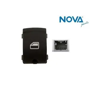 4F0959855A Cam Açma Anahtarı Tekli - Audı A3-A6-Q7-Rs6