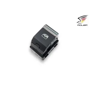 4M0959855 Cam Açma Anahtarı Tekli Krom - Audı A4-A5-Q5-Q7 2016->