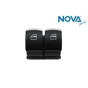 5K3959857B Cam Açma Anahtarı 2 li Krom - Amarok-Caddy-Golf-Ibıza-Leon-Passat-Polo-Touran