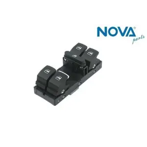 5K4959857 Cam Açma Anahtarı 4lü Krom - Golf-Jetta-Polo-Passat-Passat Cc-Tıguan-Touran