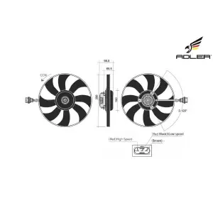 6Q0959455N Fan Motoru - Fabia-Polo 1.4 D.