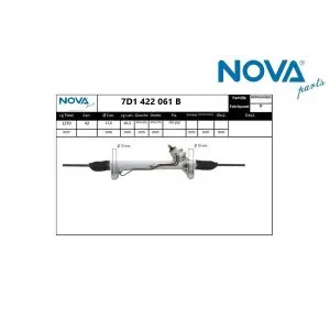 7D1422061B Direksiyon Kutusu Komple Rot Kolu & Körüğü - Transporter T4-2.5 Lt. 1991-2003