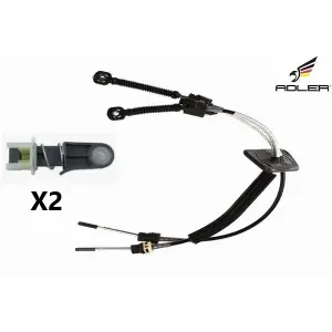 7H1711877N Vİ̇TES TELİ̇ & HALAT UCU ( 5 İLERİ ) - TRANSPORTER T5 1.9 TDİ 2004-2010 AXB-AXC