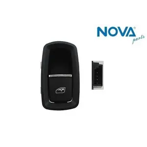 7PP959855 Cam Açma Anahtarı Tekli Krom - Porsche-911-Cayman-Panamera