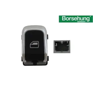 8K0959855B Cam Açma Anahtarı Tekli Krom - Audı A6-A7-A8-A4 2013-2015 - A5 2012-2016 - Q5 2013-2017 - Rs4-Rs5