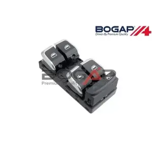 8U0959851A Cam Açma Anahtarı 4lü Krom - Audı Q3 2012-2018