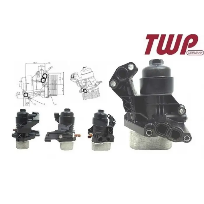 03N115389P Yağ Filtre Kütüğü & Yağ Soğutucu Müşürlü - Crafter-Transporter-2.0-Tdı-Cxeb-Cxec-Cxfa-Cxgb-Cxha-Cxhb-Daua-Daub-Dava-Cxhc