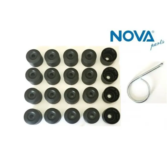 1K0601173 9B9 Bijon Kapağı Takım ( 20 Adet + Çıkartma Aparatı ) Tüm Modeller