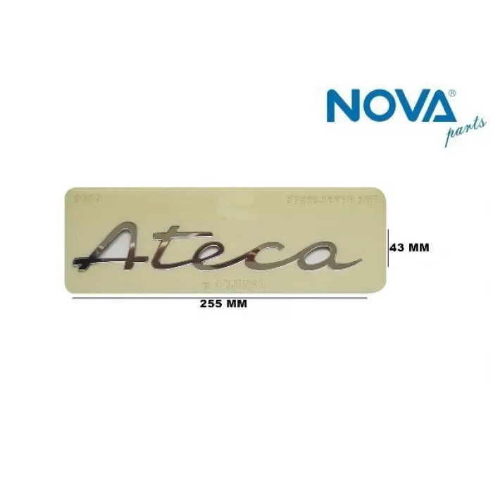 575853687D 2ZZ Yazı Ateca Krom - Ateca