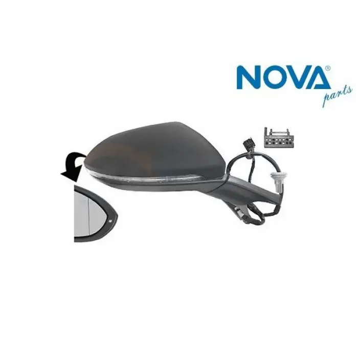 5G1857508FD Ayna Dış Dikiz Komple Sağ ( Elektrikli 6 Kablolu ) Golf 7.5 2017-2020