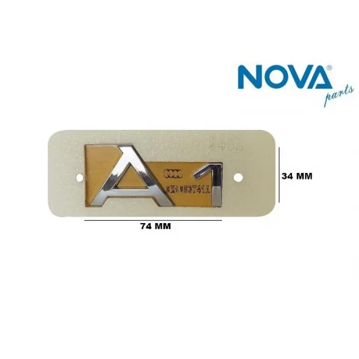 8X0853741A 2ZZ Yazı A1- Audı A1