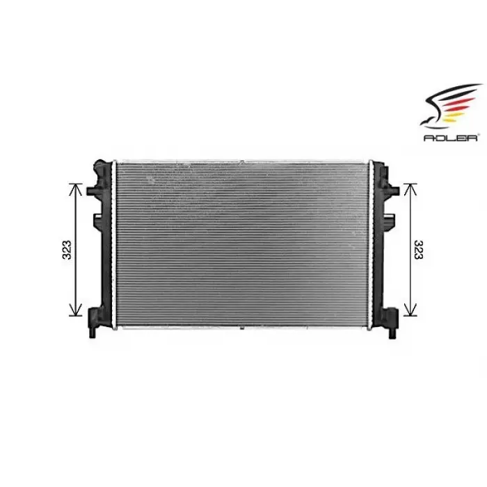 5Q0121251GB RADYATÖR SUPERB ÖN - GOLF-PASSAT-OCTAVİA-KAROQ-SUPERB-LEON-ARTEON-A3 1.4 TSİ 2.0 TDİ CPTA-CHPA-CZDA-CZDE-CZEA-CRLB-CRMB