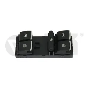 5K4959857 Cam Açma Anahtarı ( 4 Lü Krom ) Golf Jetta Polo  Passat Tıguan Touran Cc