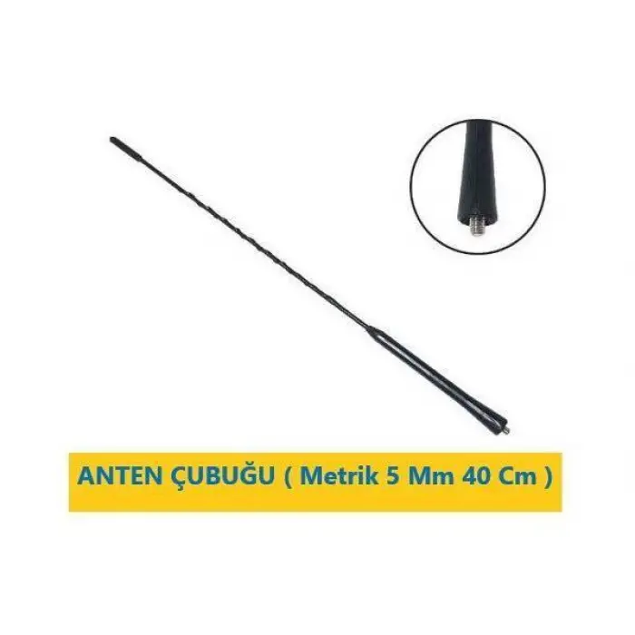3A0051849 Anten Çubuğu ( Metrik 5 Mm 40 Cm ) Golf 4 Bora Passat Polo Polo Classic Octavıa Toledo Ibıza Cordoba