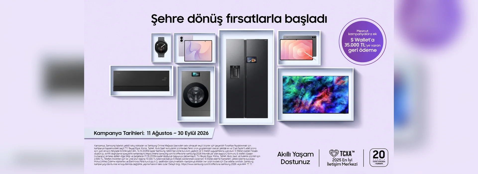 One Samsung - 35.000 TLye Varan S Wallet Geri Ödeme